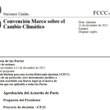 Convención Marco sobre el Cambio Climático
