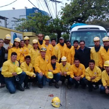 Brigada de 27 bomberos forestales, 2019