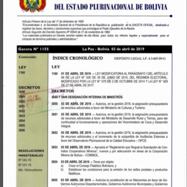 Decreto Supremo 3856