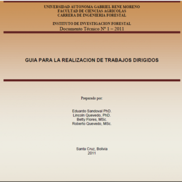 Guía Para La Realización De Trabajos Dirigidos