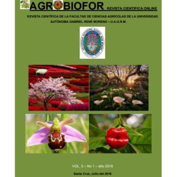 REVISTA CIENTÍFICA AGROBIOFOR Vol. 5- N.1- 2016