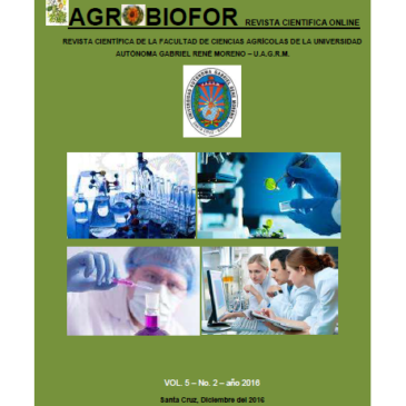 Revista AGROBIOFOR Vol.  5  No.  2 -2016