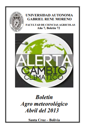 Revista Agrometeorológico abril 2013