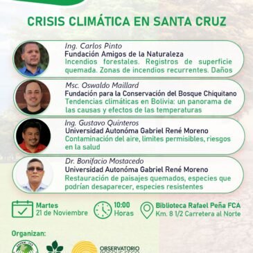 Crisis climática en Santa Cruz
