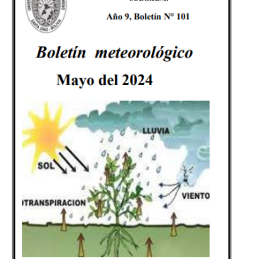 Boletín agrometeorológico mayo 2024