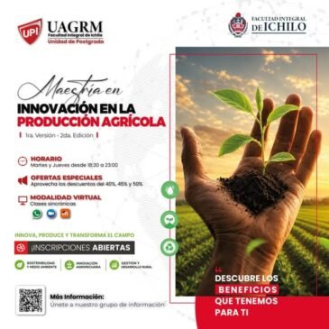 Maestría en Innovación en la Producción Agrícola 