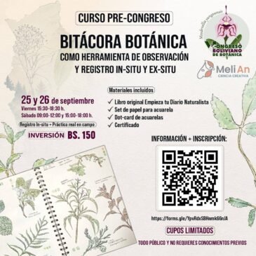Curso pre-congreso “Bitácora Botánica