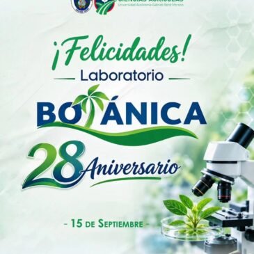 FELICIDADES LABORATORIO DE BOTÁNICA POR TUS 28 ANIVERSARIO