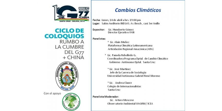 Memorias Ciclo de Coloquios Rumbo a la Cumbre del G77 + China
