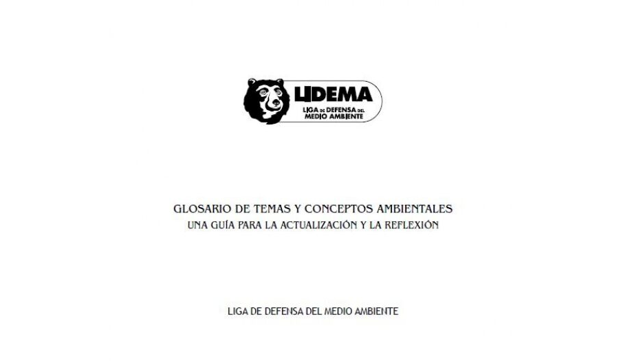 Glosario de Temas y Conceptos Ambientales LIDEMA